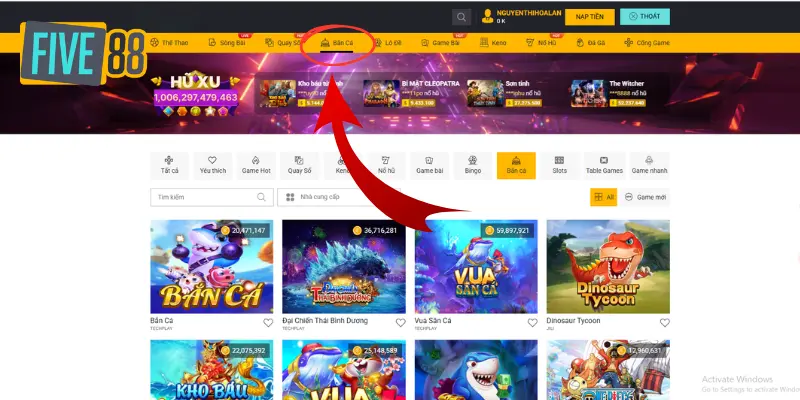 Giới thiệu bắn cá Five88